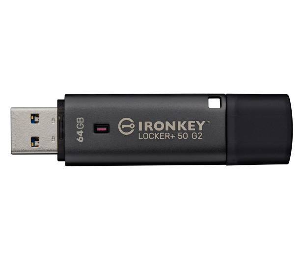Kingston 64GB IronKey Locker+ 50G2 - 1512153 - zdjęcie 2